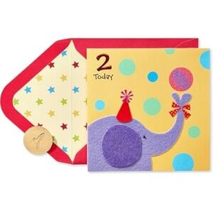 🆕Papyrus 2nd Birthday Greeting Card